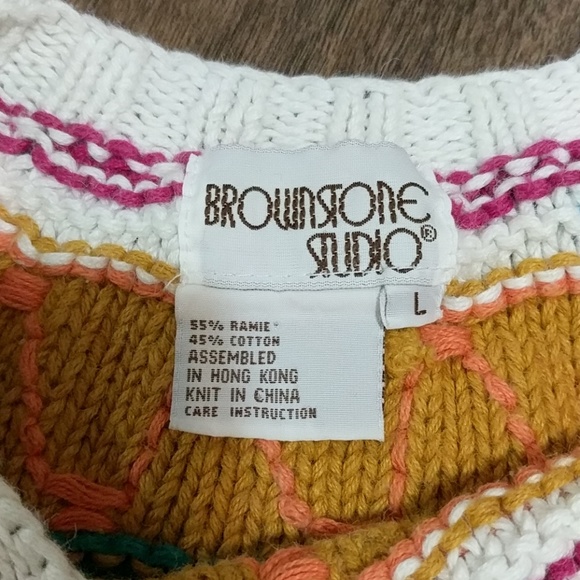 Vintage 80s/90s Knit Sweater - Picture 2 of 5